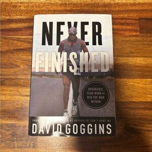 Never Finished By David Goggins Hardcover Book